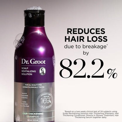 Dr. Groot™ Hair Thickening Trio – Shampoo, Conditioner & Scalp Serum